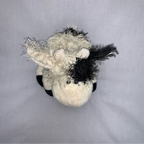 Ganz Webkinz Lil KINZ Cow Authentic Plush Stuffed Animal Black & White Lovey Toy - Picture 6 of 11